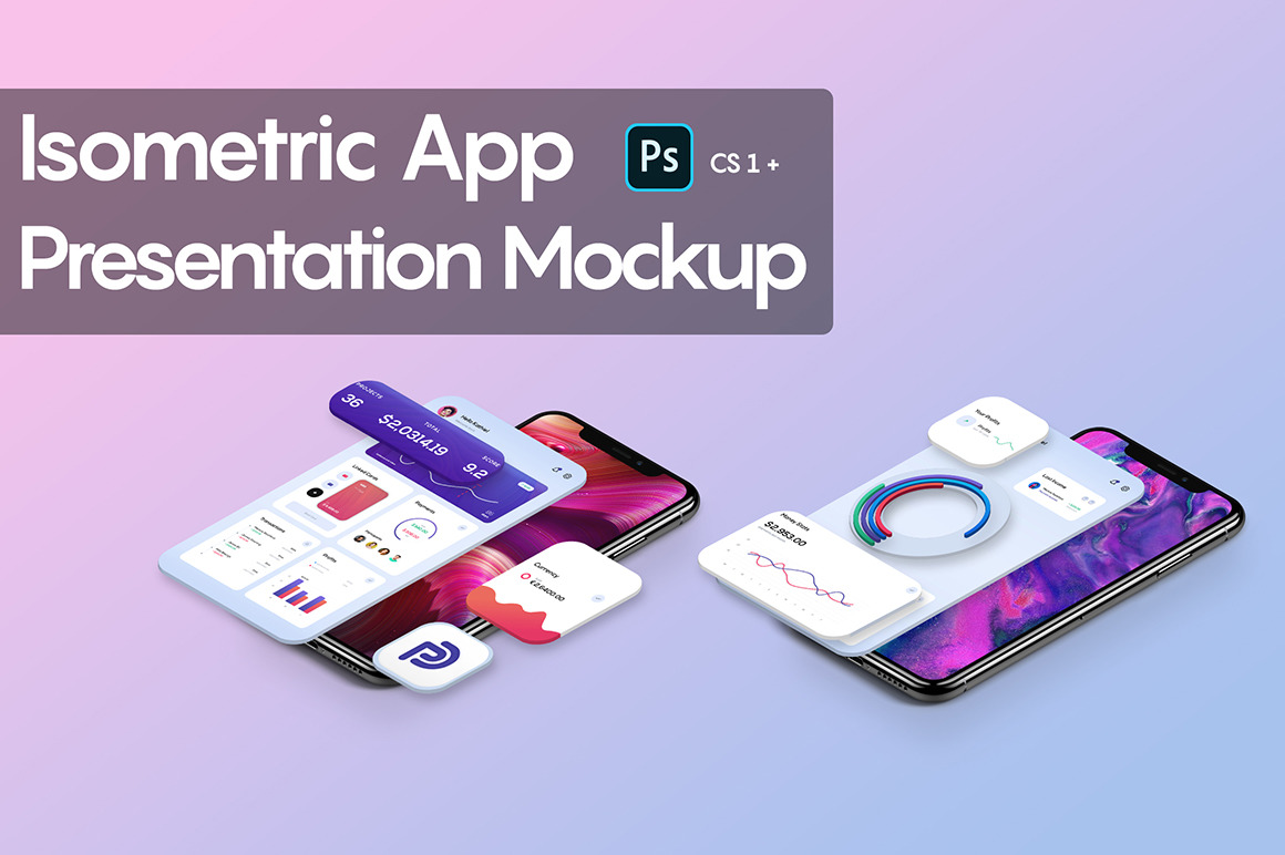 Isometric App Presentation