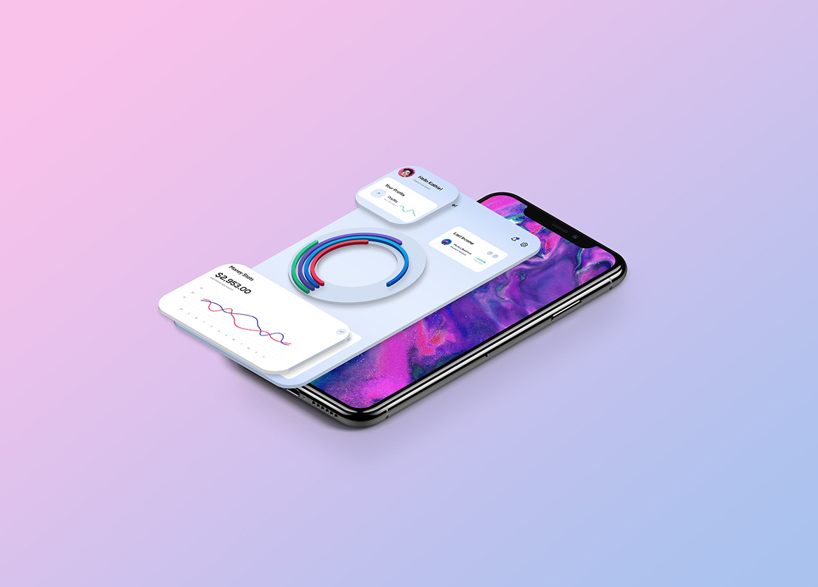 Isometric App Presentation