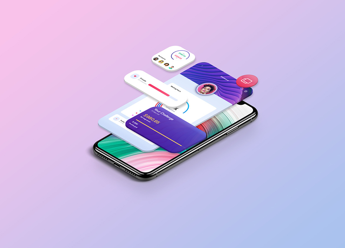 Isometric App Presentation