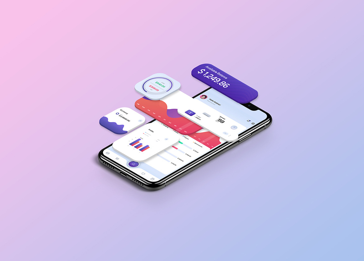 Isometric App Presentation Isometric App Presentation