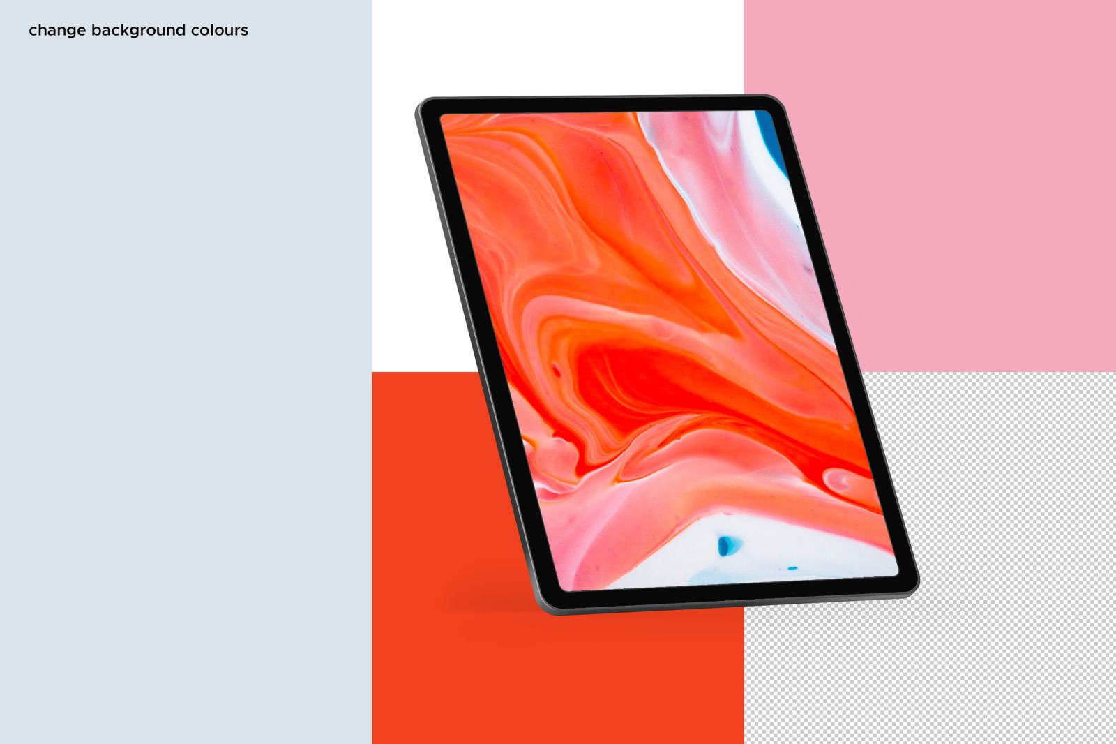 Tablet Dimensions Mockup Tablet Dimensions Mockup