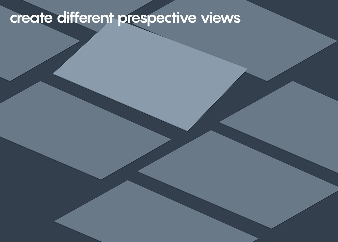 Perspective Screens Mockup