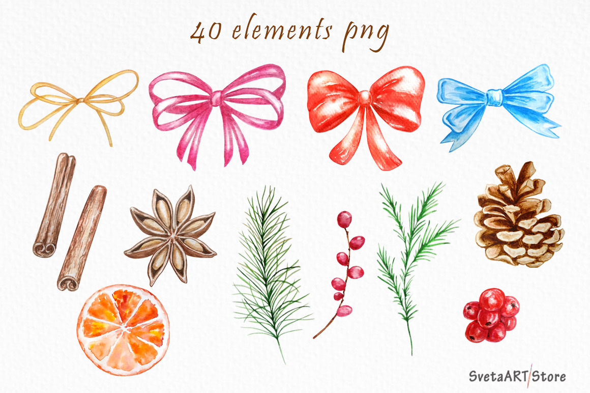 Gingerbread Christmas Clipart