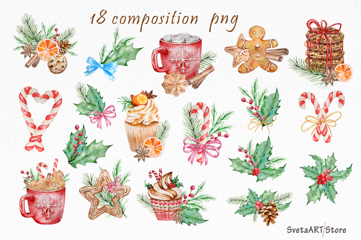 Gingerbread Christmas Clipart Gingerbread Christmas Clipart