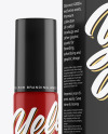 Glossy Roller Bottle with Box Mockup