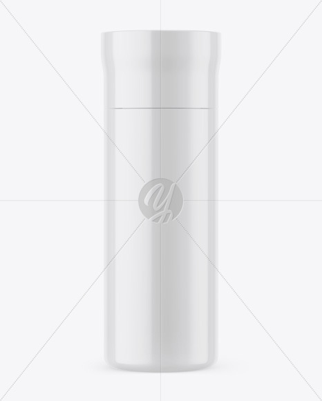 Glossy Plastic Jar Mockup