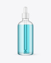 100ml Clear Glass Dropper Bottle Mockup