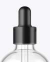 100ml Clear Glass Dropper Bottle Mockup