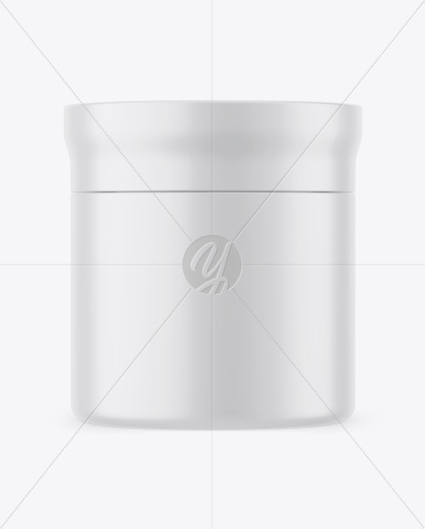 Matte Plastic Jar Mockup