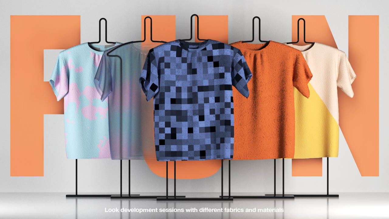 Oversized T-Shirt for Hangers 3D Model