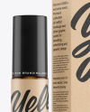 Amber Glass Roller Bottle with Kraft Box Mockup Amber Glass Roller Bottle with Kraft Box Mockup