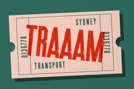 Traaam Font - Ticket