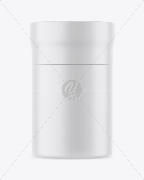 Matte Plastic Jar Mockup