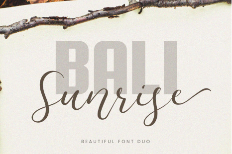 Bali Sunrise - Duo Font - Paradise