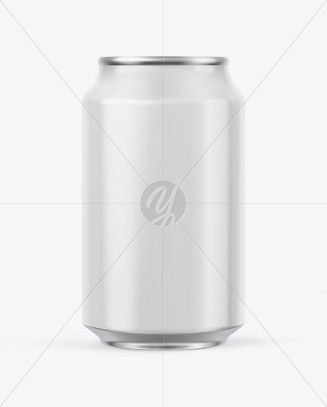 Glossy Drink Can Mockup