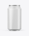 Glossy Drink Can Mockup