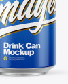 Glossy Drink Can Mockup