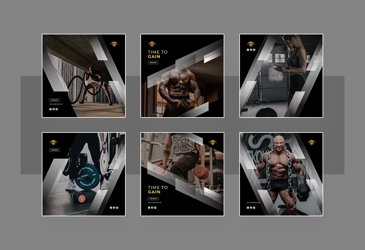 Sport Instagram Post and Story Template Sport Instagram Post and Story Template