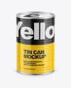 Tin Can w/ Glossy Finish Mockup