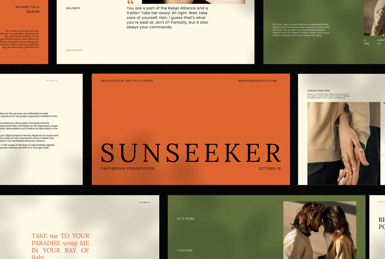 SUNSEEKER - PowerPoint Presentation Template