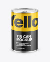 Tin Can w/ Glossy Finish Mockup