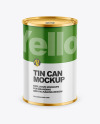 Tin Can w/ Glossy Finish Mockup