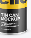 Tin Can w/ Glossy Finish Mockup