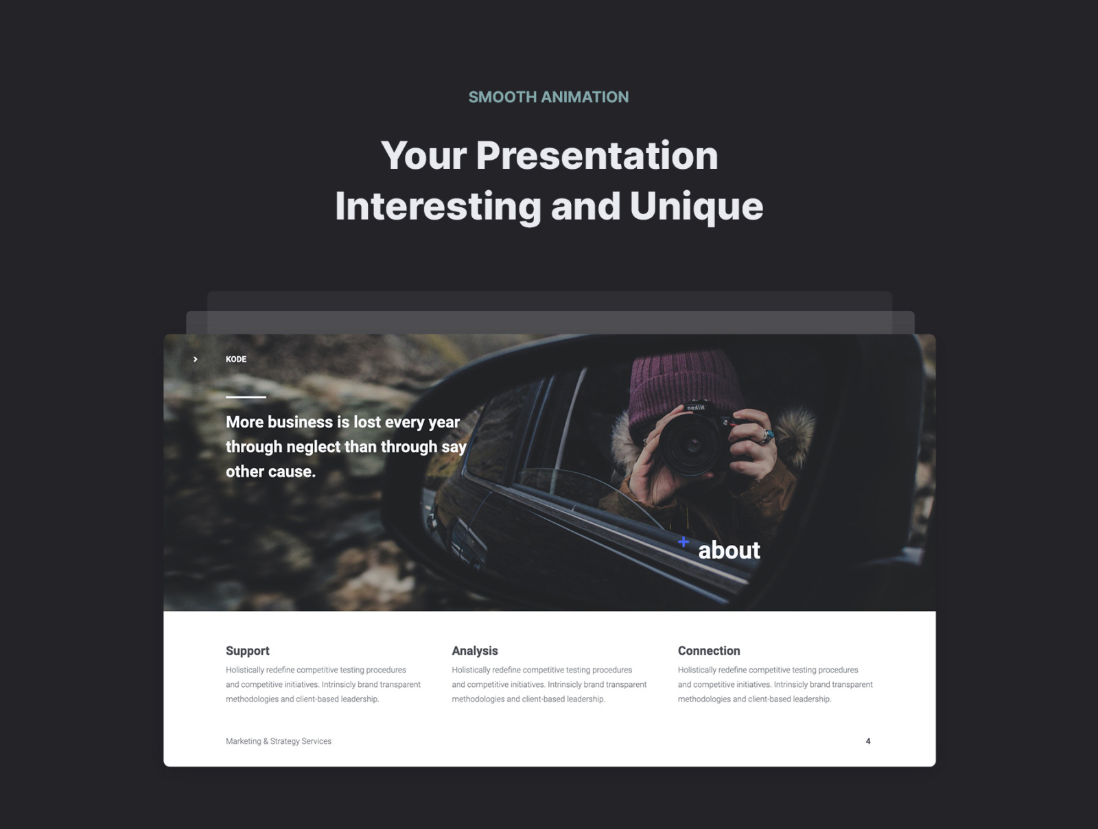 KODE - Business Presentation Template KODE - Business Presentation Template