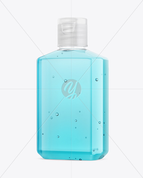 Glossy Hand Sanitizer Bottle Mockup