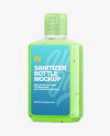 Glossy Hand Sanitizer Bottle Mockup