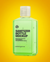 Glossy Hand Sanitizer Bottle Mockup