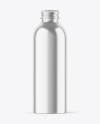 Metallic 200ml Aluminum Bottle w/ Screw Cap Mockup