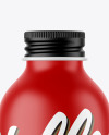 200ml Matte Aluminum Bottle w/ Screw Cap Mockup 200ml Matte Aluminum Bottle w/ Screw Cap Mockup