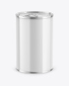 Tin Can w/ Glossy Finish Mockup