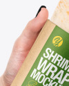 Hand w/ Shrimp Wrap Mockup