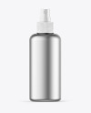 Metallic Spray Bottle Mockup