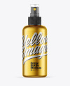 Metallic Spray Bottle Mockup