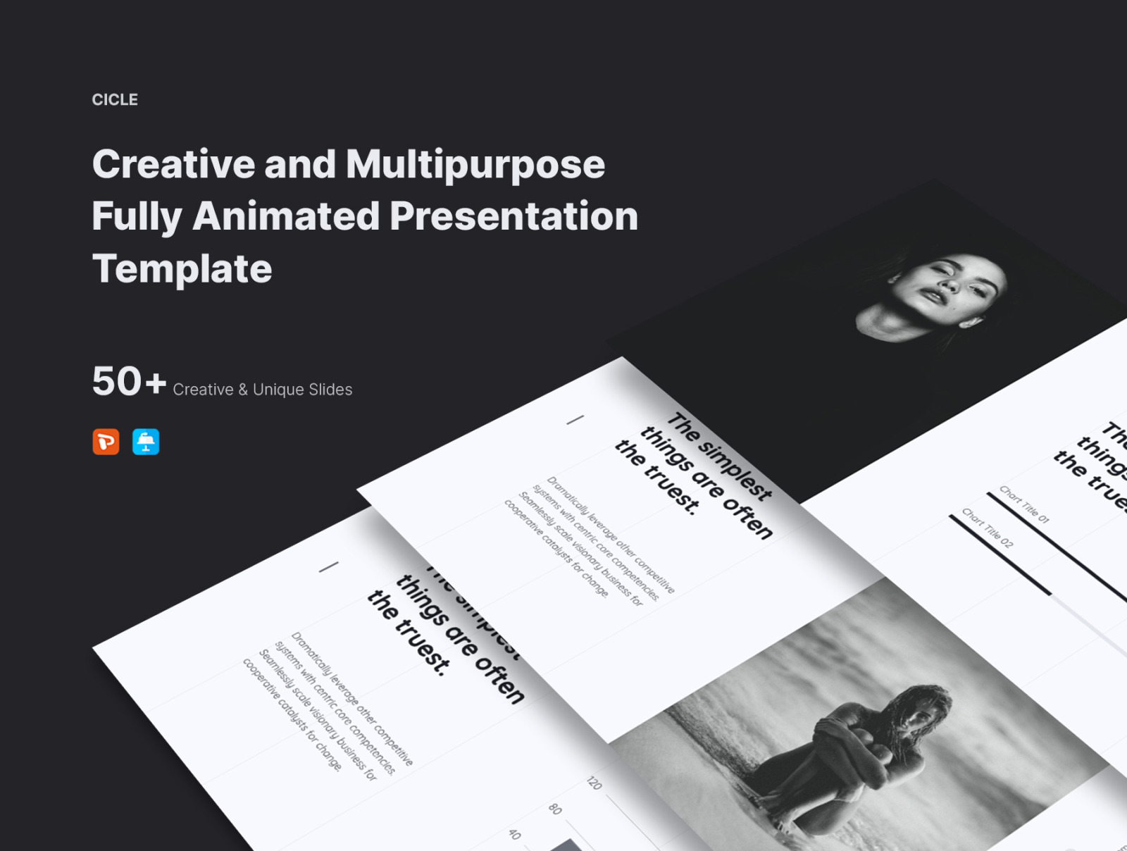 CICLE - Minimal &amp; Creative Presentation Template