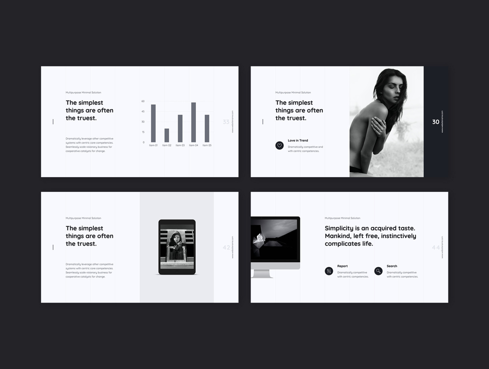 CICLE - Minimal &amp; Creative Presentation Template