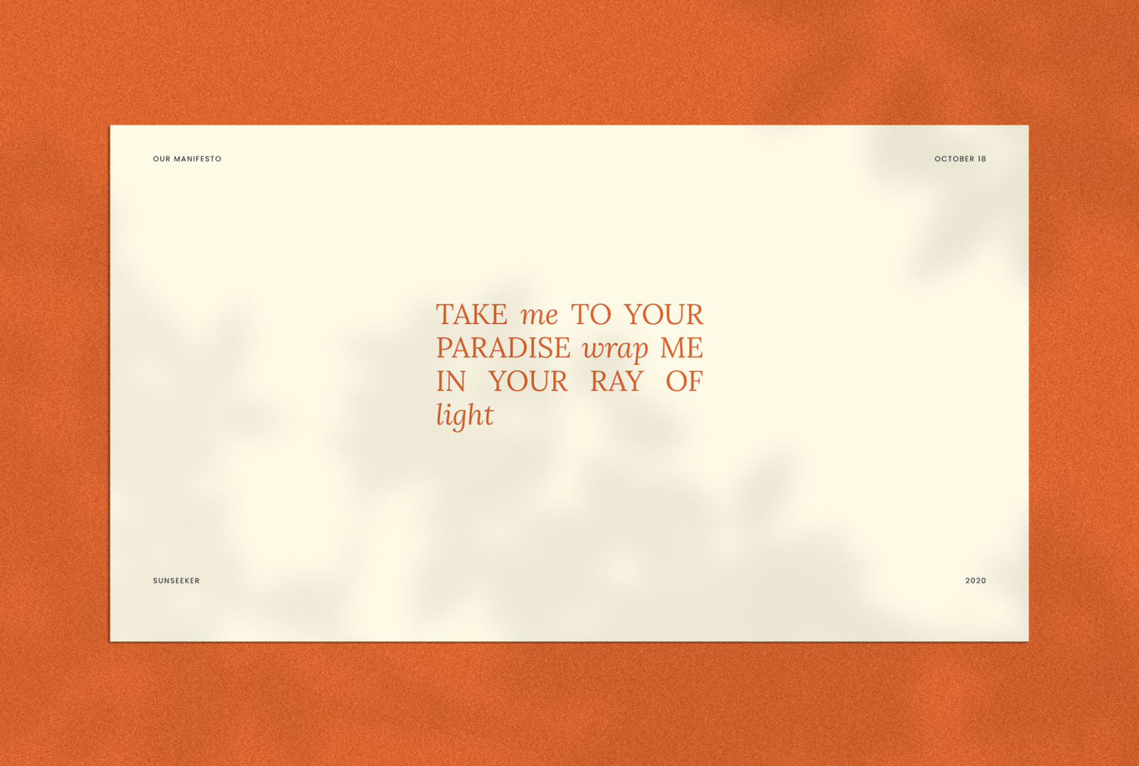 SUNSEEKER - Keynote Presentation Template