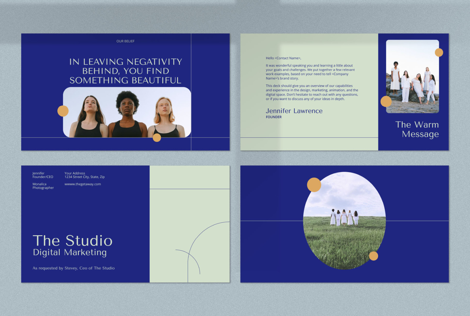 THE GETAWAY PowerPoint Presentation Template THE GETAWAY PowerPoint Presentation Template
