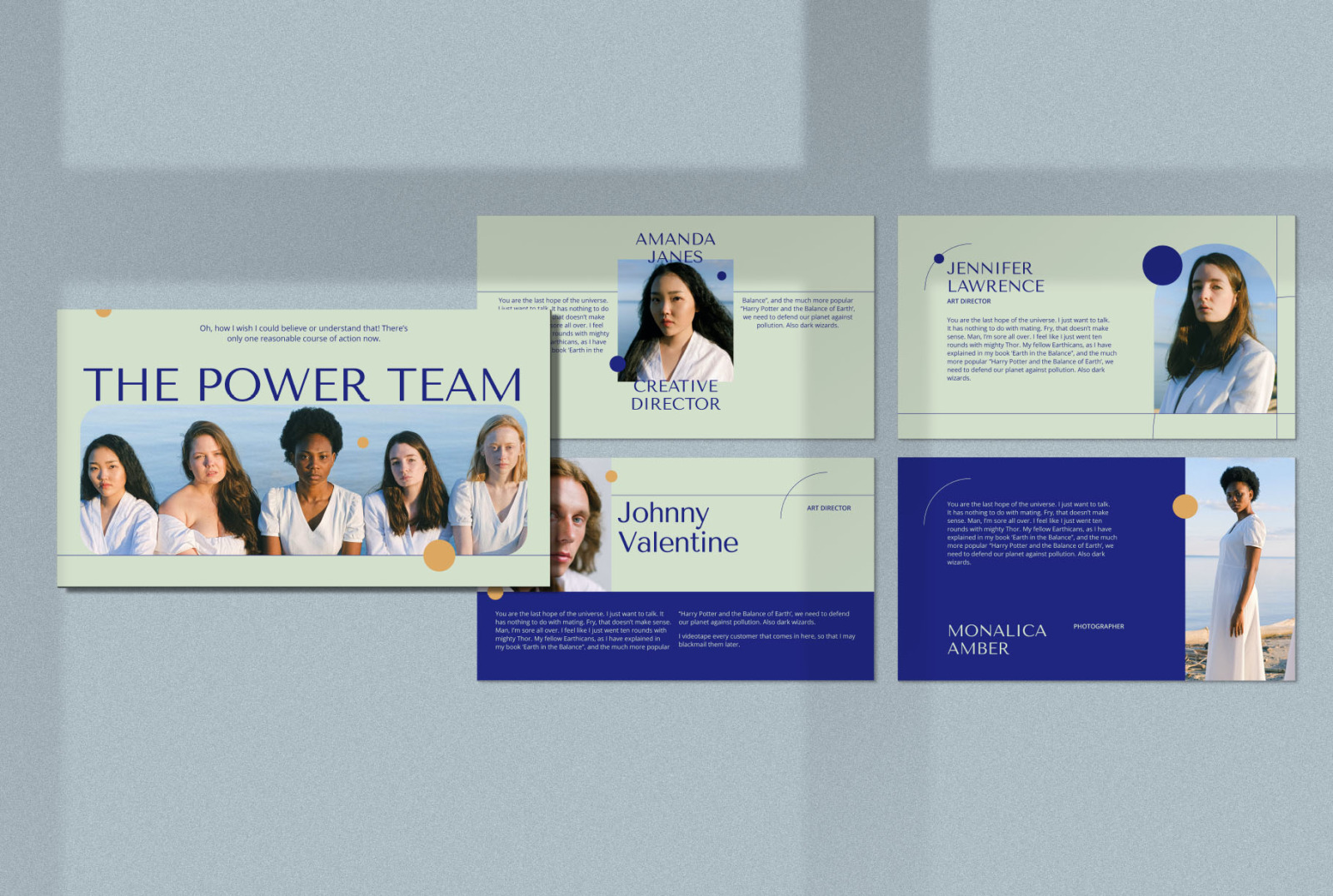 THE GETAWAY Google Slides Presentation Template THE GETAWAY Google Slides Presentation Template