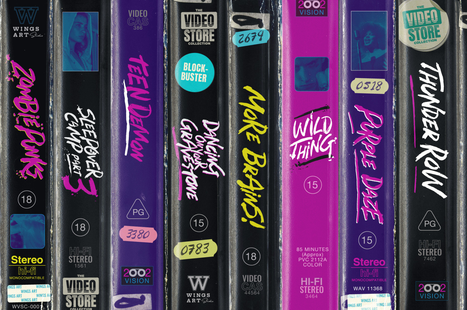 Zombie Punks: The Horror Movie Inspired Brush Font Zombie Punks: The Horror Movie Inspired Brush Font