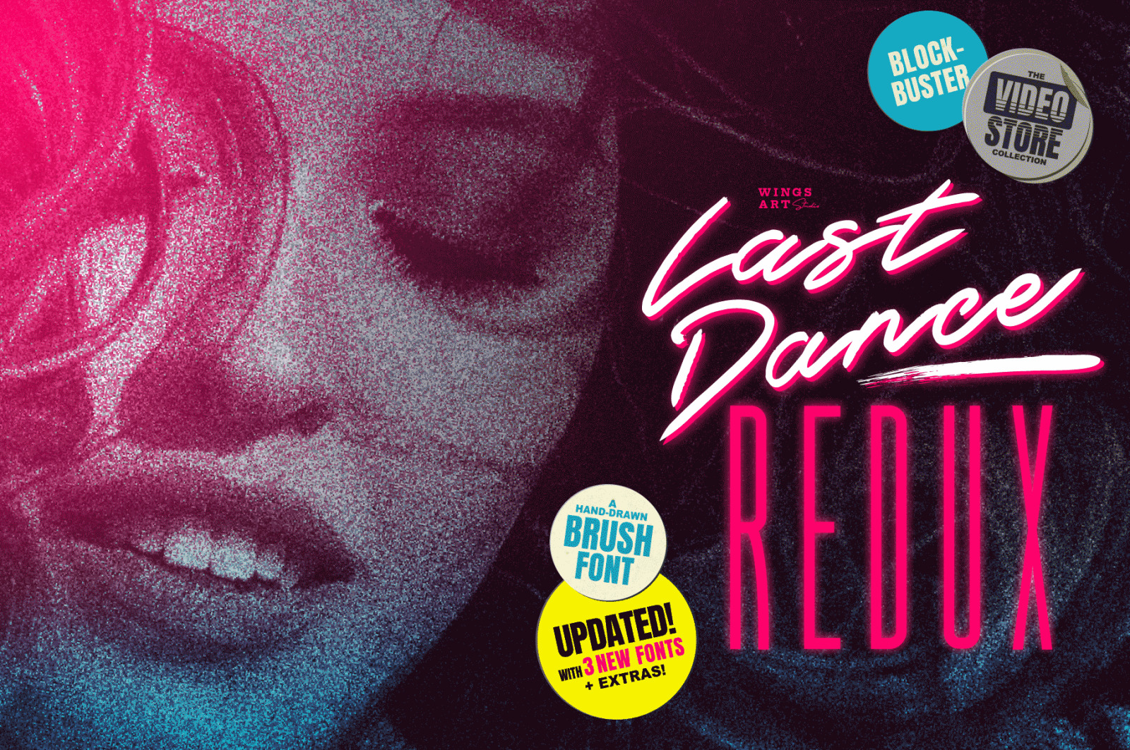 Last Dance: Redux - The 80s Feel-Good Script Font - Updated! Last Dance: Redux - The 80s Feel-Good Script Font - Updated!