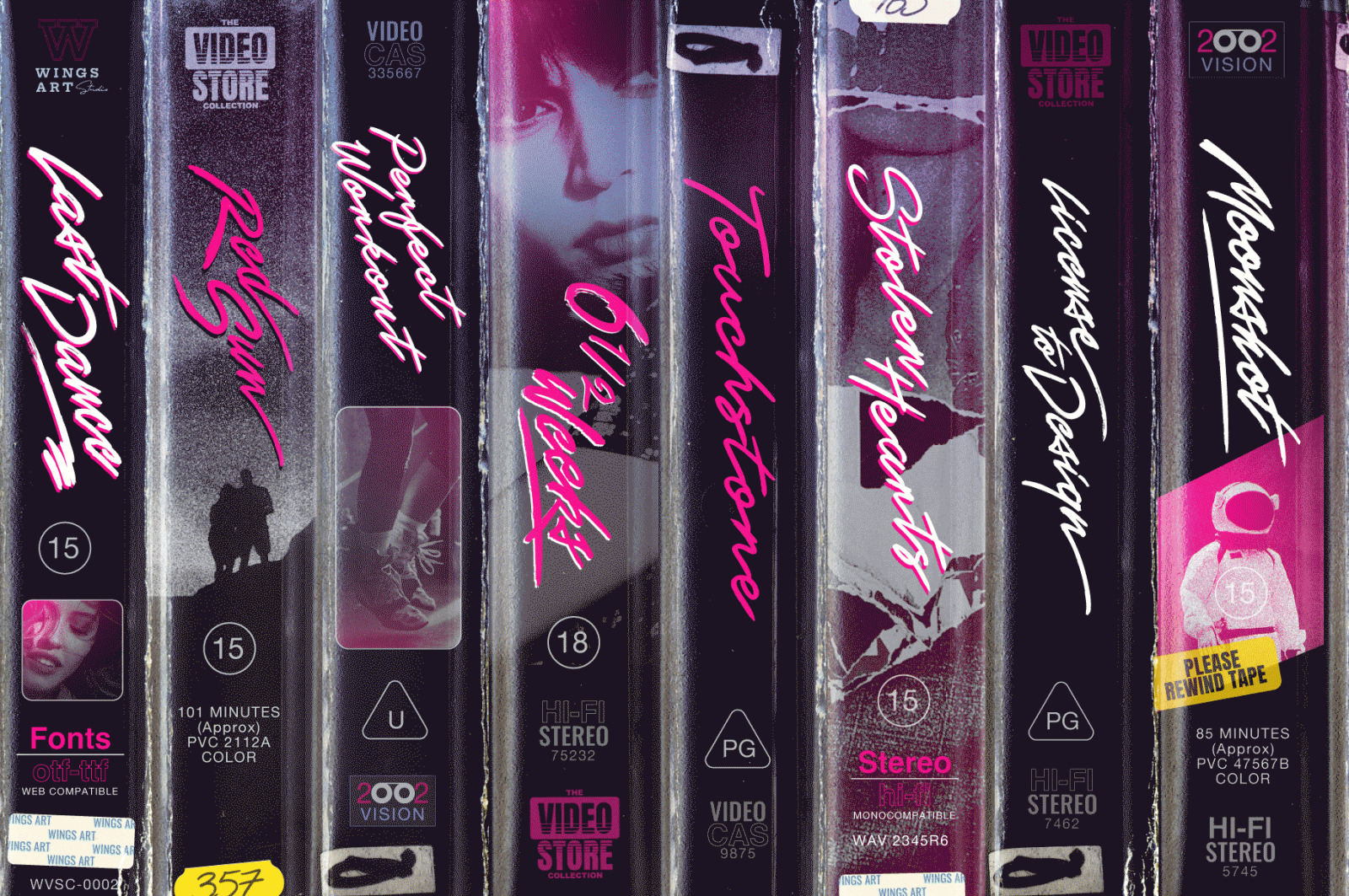 Last Dance: Redux - The 80s Feel-Good Script Font - Updated! Last Dance: Redux - The 80s Feel-Good Script Font - Updated!
