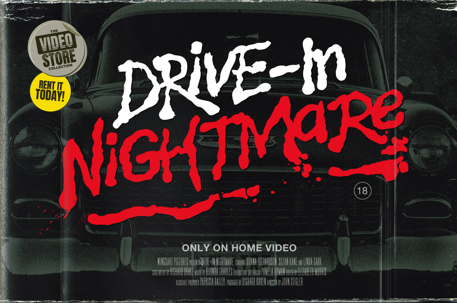 Nightmare Street: The Retro Horror Movie Font