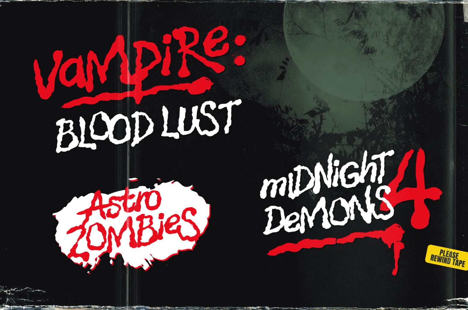 Nightmare Street: The Retro Horror Movie Font Nightmare Street: The Retro Horror Movie Font