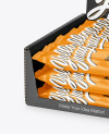 Display Box with Snack Bars Mockup