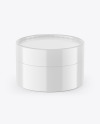 Glossy Cosmetic Jar Mockup