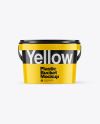 Glossy Plastic Bucket Mockup